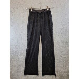 Love Pants Womens Large (Fits W24 x L32) Black Casual Comfort